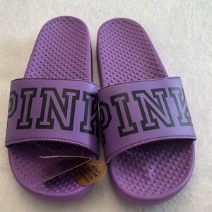 NWT VS Pink Purple Slides